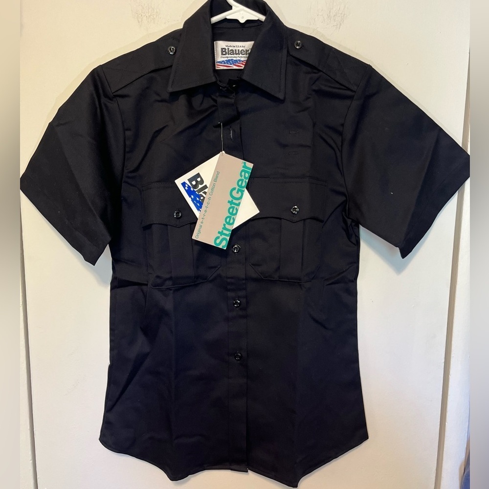 NWT Blauer Streetgear 8711W Short Sleeve Police‎ Blue Shirt Women’s XS